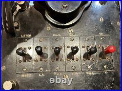 Rarer 1942 Original WWII US Army Signal Corps Test Set EE-65-E in Case Telephone