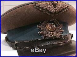 Russian Soviet army uniform cap. Original. 1943 WW-2