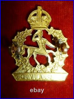 S9 Royal Canadian Army Veterinary Corps KC Cap Badge, WW2, Canadian