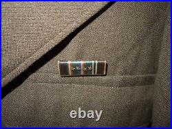 STUNNING WWII US Army Italian Made Patches Bullion Officer Ike Uniform Jacket 42