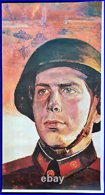 Soviet Armed Forces Soldiers Navy Air Forces Russian Military Poster Triptych