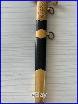 Soviet Ussr Army 100% Original Navy Dagger Kortik Sword Ww2 Military