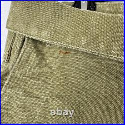 True Vintage 1940s French M38 Mototrcycle Over Pants Army WWII 32-35 Waist