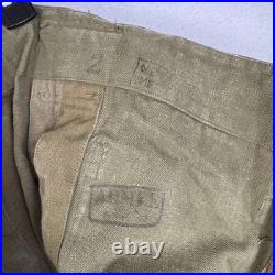 True Vintage 1940s French M38 Mototrcycle Over Pants Army WWII 32-35 Waist
