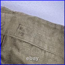 True Vintage 1940s French M38 Mototrcycle Over Pants Army WWII 32-35 Waist