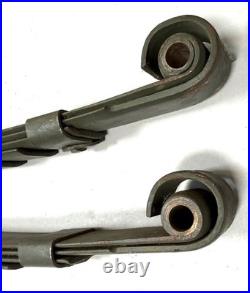 Two (2) Original WWII U. S. Army Willys MB Jeep Front Leaf Springs, 8-Leaf