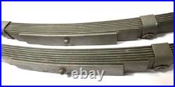 Two (2) Original WWII U. S. Army Willys MB Jeep Front Leaf Springs, 8-Leaf