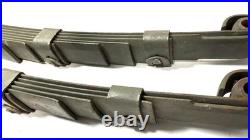 Two (2) Original WWII U. S. Army Willys MB Jeep Front Leaf Springs, 8-Leaf