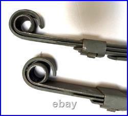 Two (2) Original WWII U. S. Army Willys MB Jeep Front Leaf Springs, 8-Leaf