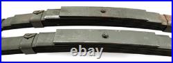 Two (2) Original WWII U. S. Army Willys MB Jeep Front Leaf Springs, 8-Leaf