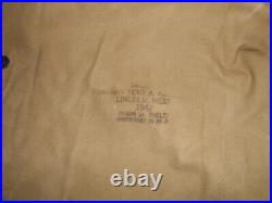 U. S. ARMY- 1942 WW2 TENT, 2 X 1/2 (Pup Tent) Two shelters 1942'SAME FACTORY