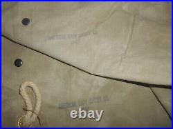 U. S. ARMY 1942 WWII TENT, 2 X 1/2 Tent or shelter SAME FACTORY