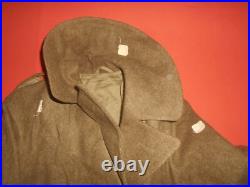 U. S. ARMY 1943 WWII OVERCOAT, WOOL, ROLL COLLAR (never used)