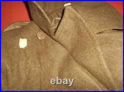 U. S. ARMY 1943 WWII OVERCOAT, WOOL, ROLL COLLAR (never used)