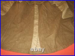U. S. ARMY 1943 WWII OVERCOAT, WOOL, ROLL COLLAR (never used)