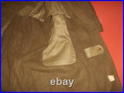 U. S. ARMY 1943 WWII OVERCOAT, WOOL, ROLL COLLAR (never used)
