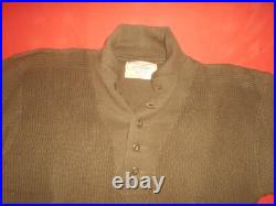 U. S. ARMY 1945 WWII -SWEATERS, HIGH NECK Size LARGE