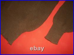 U. S. ARMY 1945 WWII -SWEATERS, HIGH NECK Size LARGE