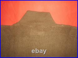 U. S. ARMY 1945 WWII -SWEATERS, HIGH NECK Size LARGE