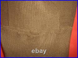 U. S. ARMY 1945 WWII -SWEATERS, HIGH NECK Size LARGE