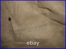 U. S. ARMY THE SAME STAMP WWII 1942 TENT, 2 X 1/2 Pup Tent'same factory