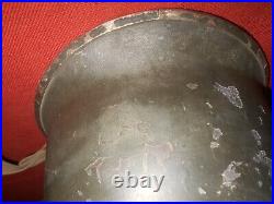 U. S. ARMY VTG Front Seam WWII M1 Helmet & liner'CAPAC' WWII''used'