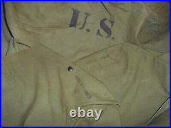 U. S. ARMY -WWII 1941 -TENT, 2 X 1/2 Pup Tent, Two shelters 1941 same factory