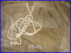 U. S. ARMY WWII 1942 TENT, 2 X 1/2 Pup Tent, Two shelters 1942 same factory