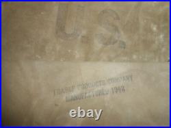 U. S. ARMY WWII 1942 TENT, 2 X 1/2 Pup Tent shelter (the same factory)