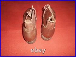 U. S. ARMY WWII Shoes Leather Boots Infantry Boots Brown WWII Size 9 EE