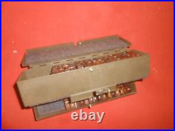 U. S. ARMY WWII Vintage Signal Corps Crystal Case CS-137 & 93 Crystal Frequency
