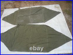 U. S. ARMY1945THE SAME STAMP TENT, 2 X 1/2 Pup with triangular ends on both side
