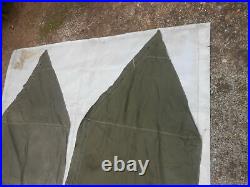 U. S. ARMY1945THE SAME STAMP TENT, 2 X 1/2 Pup with triangular ends on both side