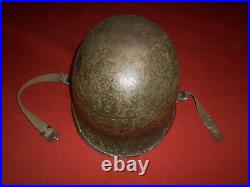 U. S. ARMYVintage Front Seam WWII M1 Helmet Combat Marine USMC WWII'only Shell