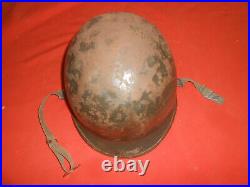U. S. ARMYVintage Front Seam WWII M1 Helmet Combat Marine USMC WWII'only Shell