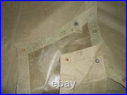 U. S. Army 1945 Wwii Green Multipurpose Poncho, Shelter Or Tent Wwii