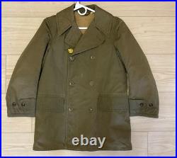 U. S. Army WWII Mackinaw Coat Jeep Uniform Original Size 34