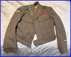 U. S. Army WWII Officer's Ike Jacket 13th Airborne Division Glider