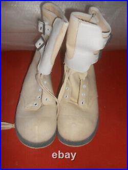 U. S. Army Wwii 10th Mtn Felt Double Buckle Boots Artic Issue Size''large'