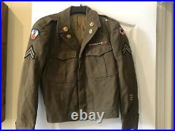 U. S. WWII Uniform Grouping From Estate 9th Army Air Force Signal Battalion