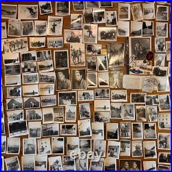 US ARMY WWII 1945-46 200+ Photo Lot Co. B, 351st Infantry Italy Cook