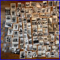 US ARMY WWII 1945-46 200+ Photo Lot Co. B, 351st Infantry Italy Cook