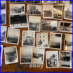 US ARMY WWII 1945-46 200+ Photo Lot Co. B, 351st Infantry Italy Cook