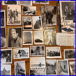 US ARMY WWII 1945-46 200+ Photo Lot Co. B, 351st Infantry Italy Cook