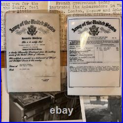 US ARMY WWII 1945-46 200+ Photo Lot Co. B, 351st Infantry Italy Cook