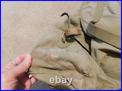US ARMY WWII RUCKSACK FIELD BACKPACK With METAL FRAME