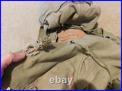 US ARMY WWII RUCKSACK FIELD BACKPACK With METAL FRAME
