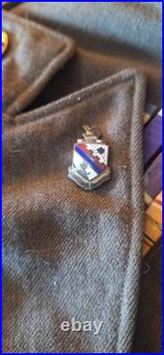 US ARMY WWII Uniform Tunic, WithAwards a True Hero