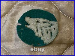 US Army 104th Infantry Division Wool Patch Timberwolves 1930s WW2 Original