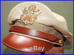 US Army AAF WW2 PILOT BANCROFT FLIGHTER TROPICAL WOOL 50 MISSION CRUSH CAP Hat